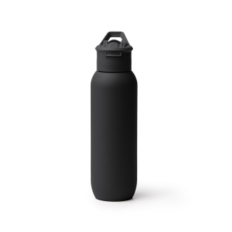 BULGON - Recycled stainless steel thermos bottle with handle and straw, 500 ml