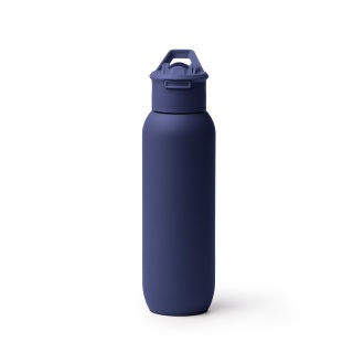 BULGON - Recycled stainless steel thermos bottle with handle and straw, 500 ml