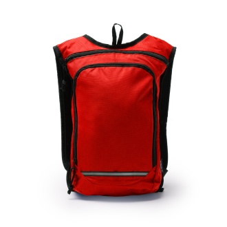 FISCHER - RPET sports backpack with a reflective strap