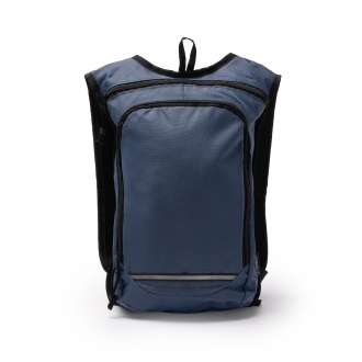 FISCHER - RPET sports backpack with a reflective strap