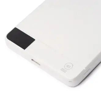 PROMAX - Powerbank (5000mAh) z ładowaniem bezprzewodowym i pierścieniem magnetycznym, korpus z aluminium z recyklingu