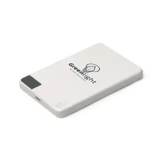 PROMAX - Powerbank (5000mAh) z ładowaniem bezprzewodowym i pierścieniem magnetycznym, korpus z aluminium z recyklingu