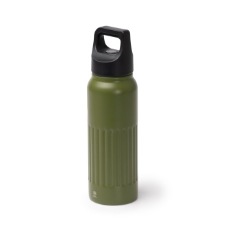 MORONI - Double-walled bottle made from recycled stainless steel with a handle and push-button lid, 500 ml