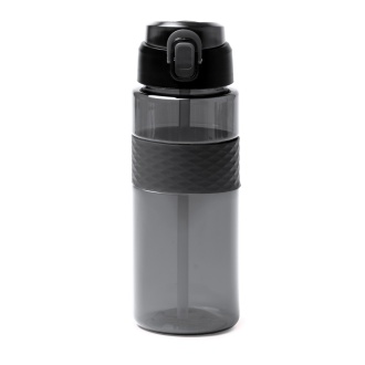 ZONDA - RPET bottle with a straw and a push-button cap