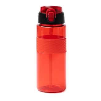 ZONDA - RPET bottle with a straw and a push-button cap