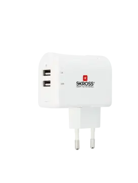 EU USB CHARGER 2 PORT - Ładowarka sieciowa - 2 porty