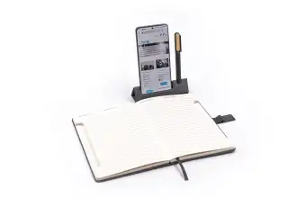 NOTY DELUXE - Notatnik A5 z długopisem i stojakiem do telefonu