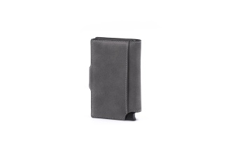 Wally Porto Vegan - Aluminiowy portfel RFID z wegańskim etui