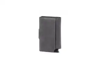 Wally Porto Vegan - Aluminiowy portfel RFID z wegańskim etui