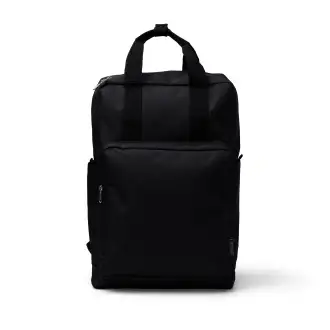 LEVIX - Plecak z poliestru z recyklingu z kieszenią na laptopa