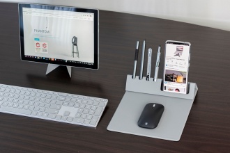 EVOPAD - Podkładka pod mysz ze stojakiem na telefon