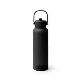 MIDGAR - Butelka termiczna ze stali nierdzewnej z recyklingu ze słomką i uchwytem, 730ml