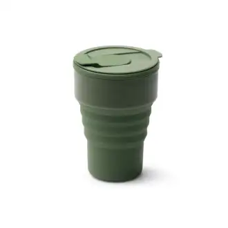 MOES - Składany kubek z silikonu i PP, 400ml