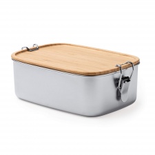 DAIKON - Lunch box 1L ze stali z pokrywką z bambusa