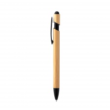VILON - Długopis z korpusem i przyciskiem z bambusa