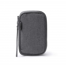 LOKY - Pokrowiec - organizer wykonany z RPET, zaprojektowany do przechowywania kabli.