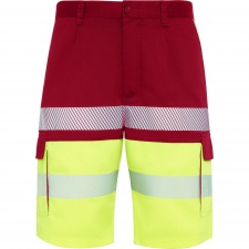 LADA - Dwukolorowe krótkie spodenki robocze o wysokiej widoczności