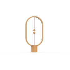Heng Balance Lamp Ellipse Wood - Lampa z lewitującym włącznikiem